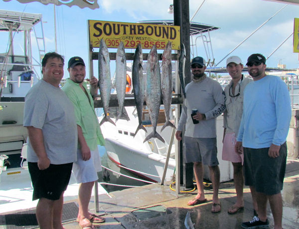 Kingfishcaught fishing Key West on Charter boat Southbound