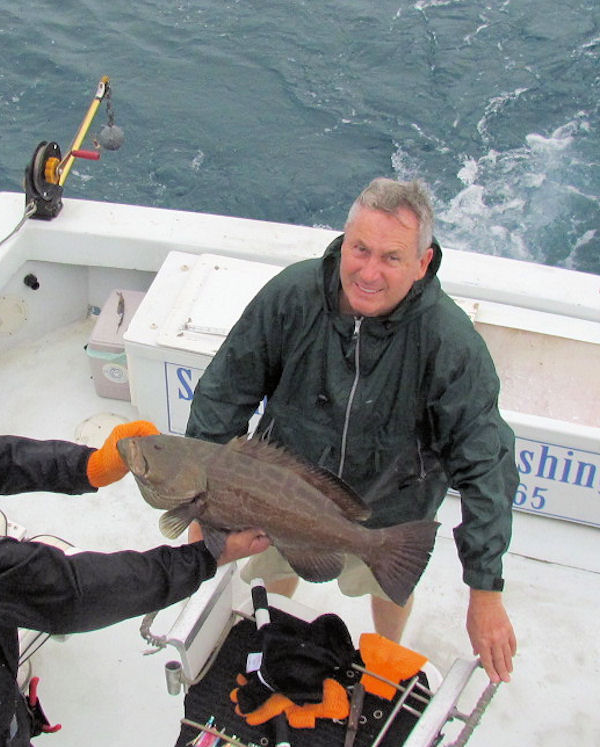 Black Grouper caught in Key West fishing on charter boat Southbound, Key West