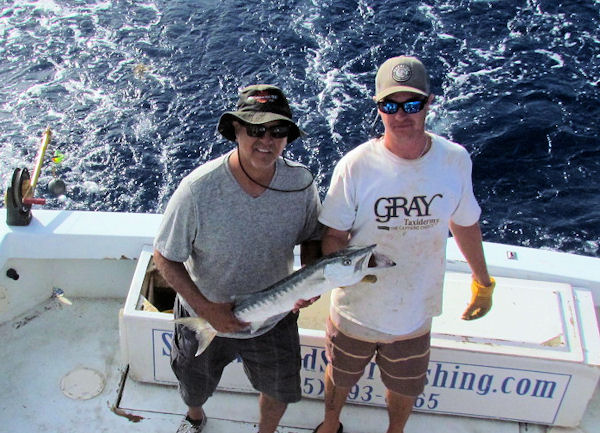 Barracuda caught in Key West fishing on Key West charter fishing boat Southbound