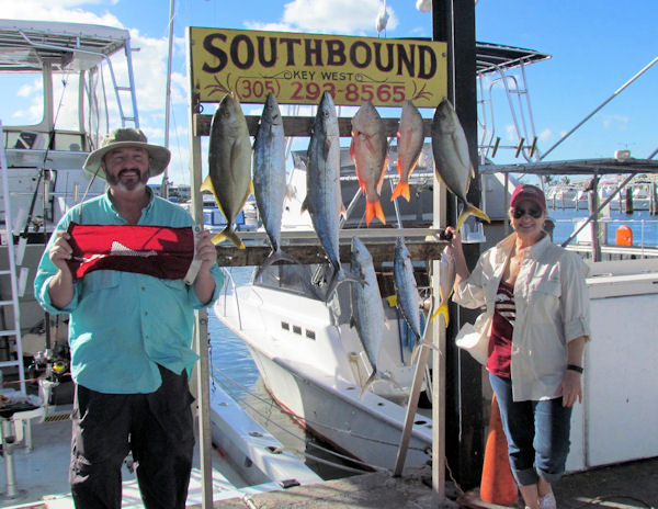Cero Mackerel, Mutton Snapper and Yellow Jacksr caught in Key West fishing on Charter Boat Southbound