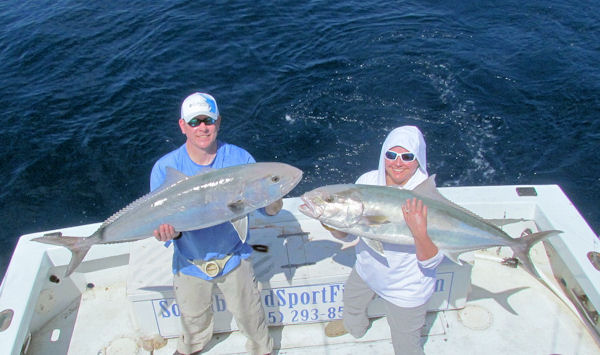 Amberjack caught in Key West fishing on charter Boat Southbound