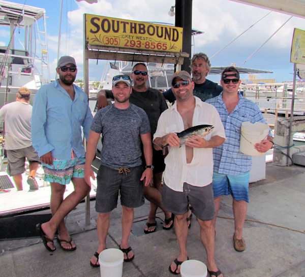 Tuna caught in Key West fishing on charter boat Southbound