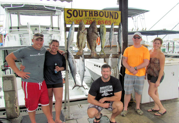 Fish caugth in Key West fishing on charter boat Southbound