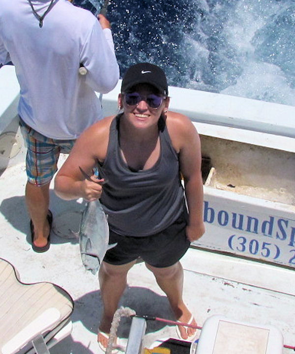 Bonitos caught and released in Key West fishing on Key West charter boat Southbound
