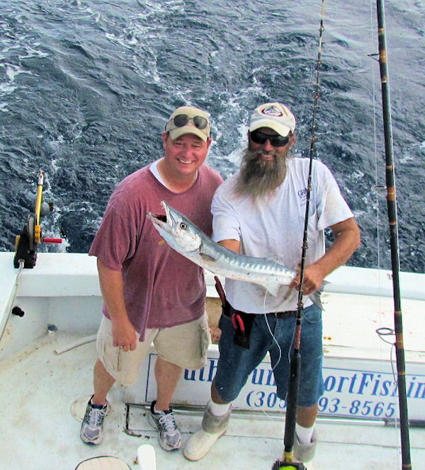 Barracuda caught in Key West fishing on charter Boat Southbound