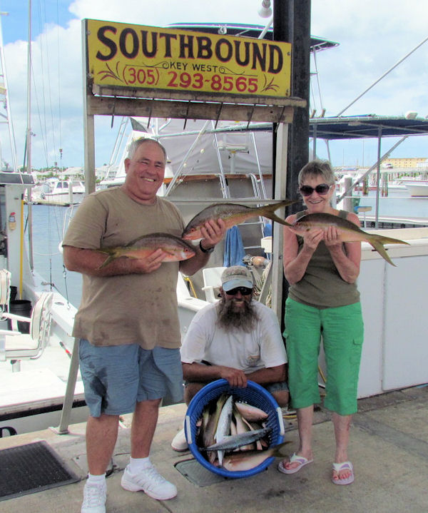 Delicious Yellow Tail Snapper caught in Key West on charter boat Southbound