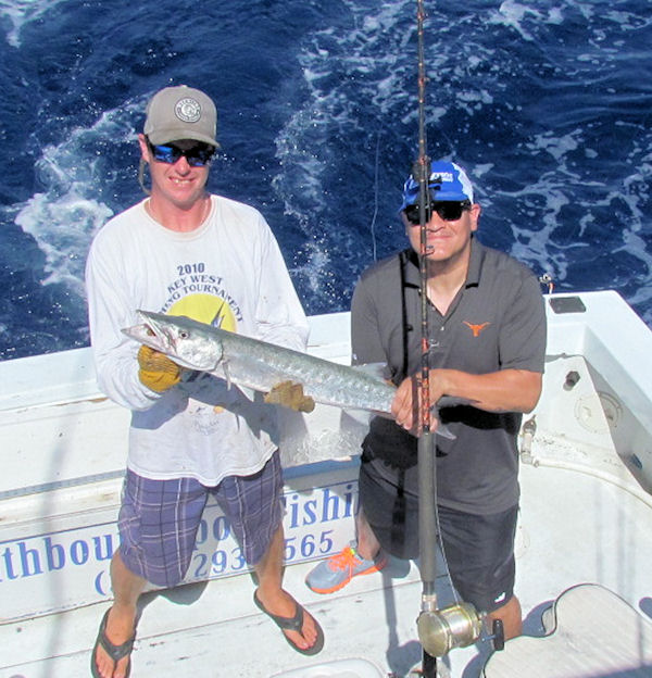 Barracuda  caught in Key West fishing on Key West charter fishing boat Southbound