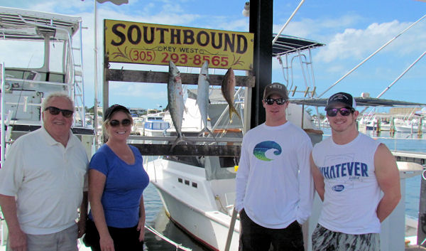 Reef fish caugth  in Key West fishing on charter boat Southbound