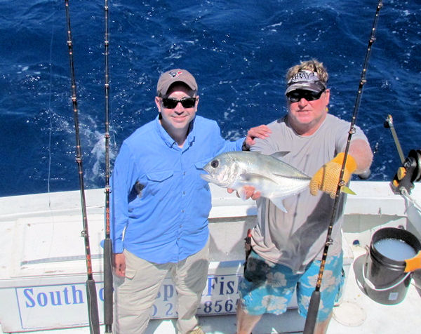 Horse Eye Jack caught and released in Key West fishing on Charte boat Southbound