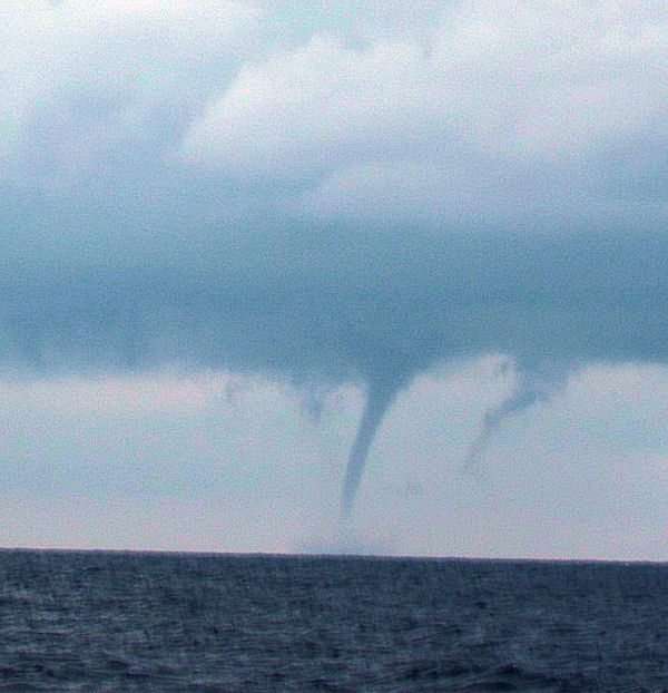 Water Spout seen from Charter Boat Southbound