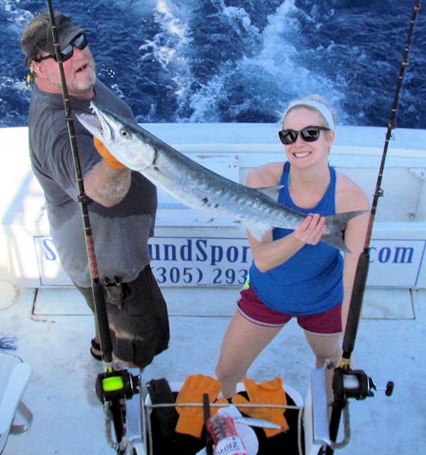 Barracuda  Caught in Key West Fishing on charter boat Southbound