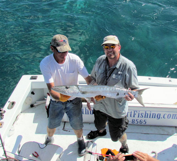 Barracuda caugth in Key West fishing on charter boat Southboun