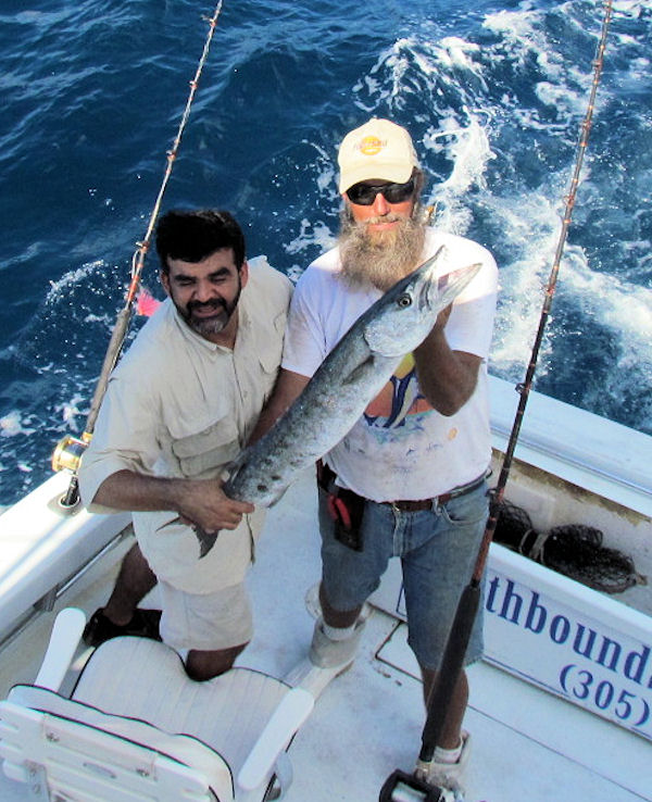 Barracuda caught in Key West fishing on charter boat Southbound, Key West