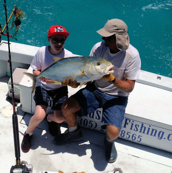 Big Yellow Jack caught on charterboat Southbound while fishing Key West