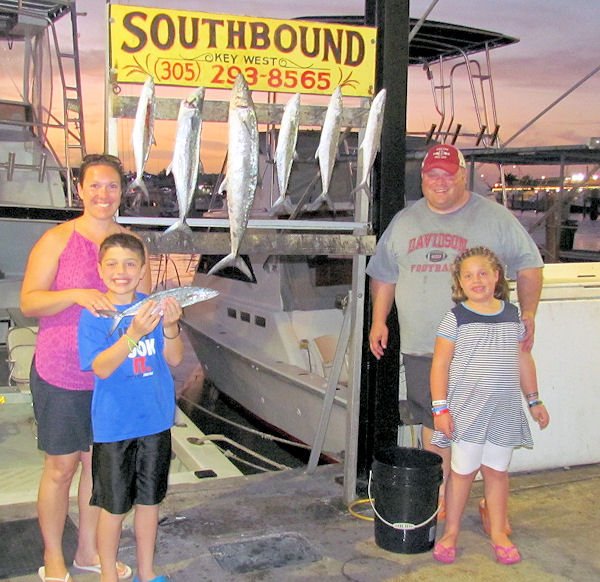 Spanish Mackerel caught  in Key West fishing on charter boat Southbound