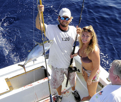 Black Fin Tuna caught aboard Southbound in Key West Florida in 2006