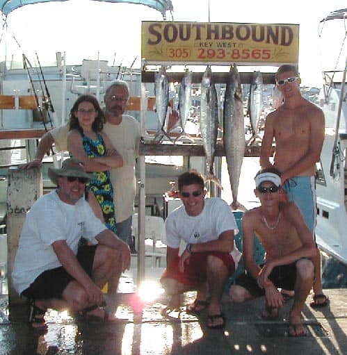 Great afternoon of fishing in Key West, Florida