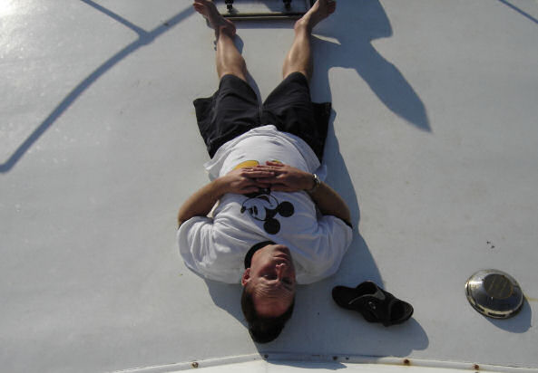 Most Relaxed prone angler aboard Southbound in Key West Florida in 2006