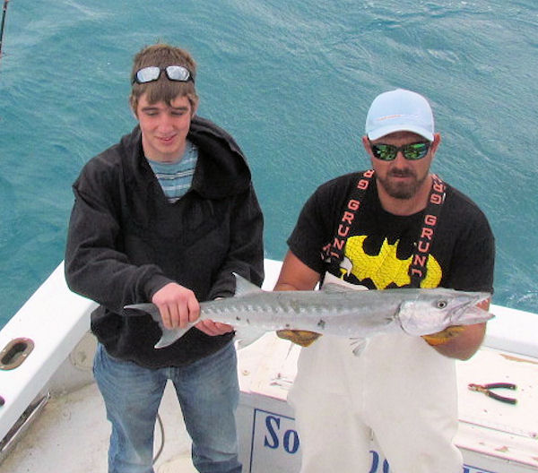 Barracuda  caught in Key West fishing on charter boat Southbound