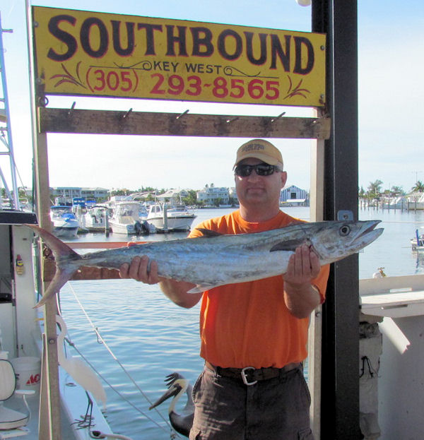 Kingfish  caught  in Key West fishing on charter boat Southbound