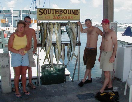 Excellent half day fishing in Key West, Florida