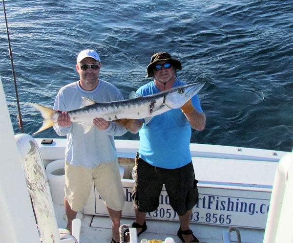 Big Barracuda caught fishing Key West on Charter boat Southbound