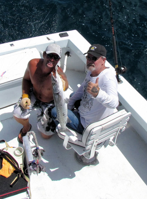 Barracuda caught in Key West fishing on charter boat Southbound