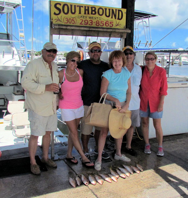 Yellow Tail Snapper caught in Key West fishing on charter boat Southbound