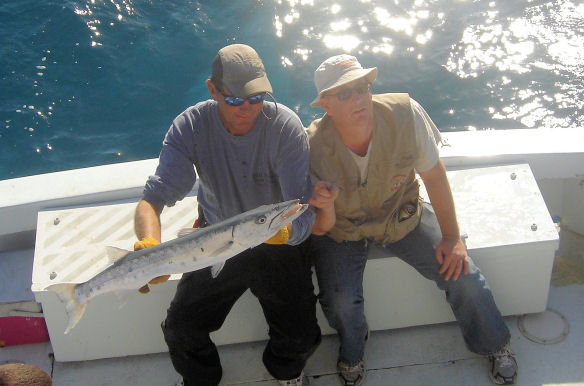 Barracuda caught in Key West fishing on charter boat Southbound from Charter Boat Row Key West Florida