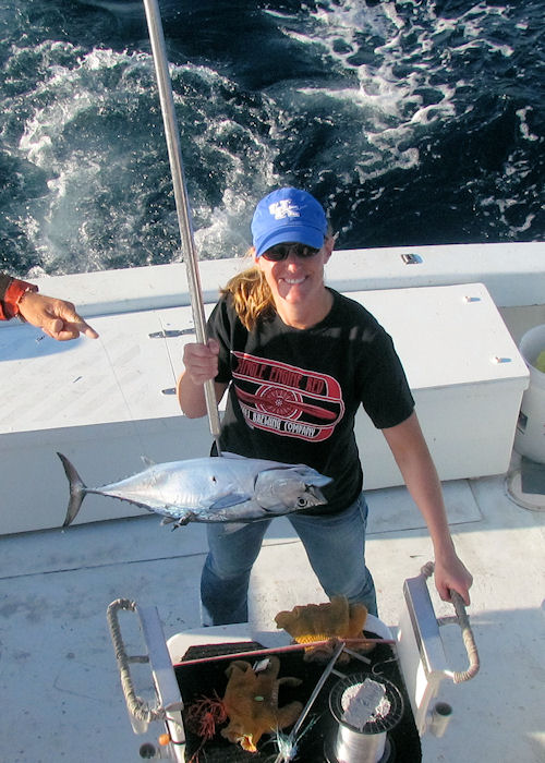 Bonito caught fishing in Key West on Charter Boat Southbound from Charter Boat Row Key West