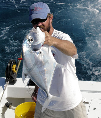 African Pompano caught aboard Southbound in Key West Florida in 2006