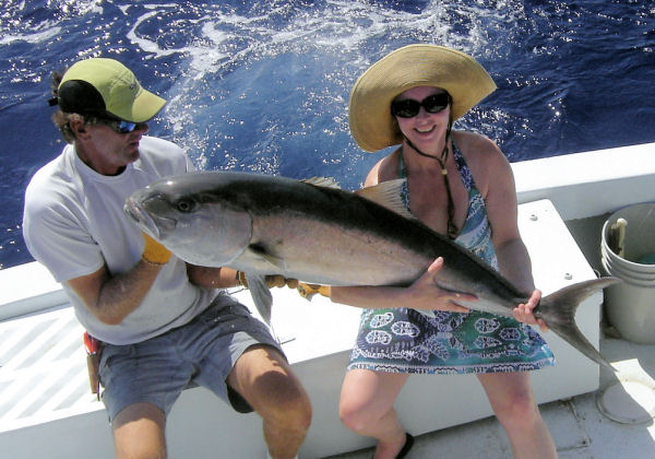 Amberjack  caugth in Key West fishing on Key West charter boat Southbound from Charter Boat Row