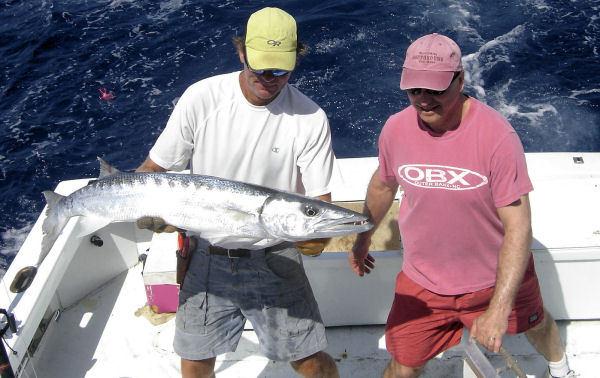 Big Barracuda  caugth in Key West fishing on Key West charter boat Southbound from Charter Boat Row