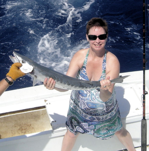 Barracuda  caugth in Key West fishing on Key West charter boat Southbound from Charter Boat Row
