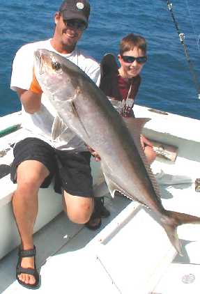 Amberjack caught aboard Southbound in Key West Florida in 2001