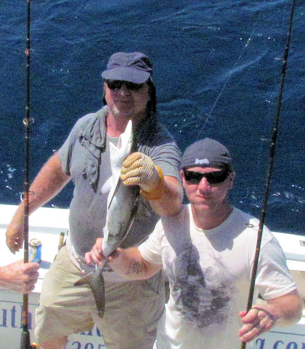 Small Shark caught in Key West fishing on charter boat Southbound from Charter Boat Row