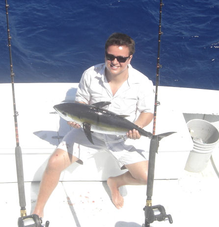 Tuna caught in Key West fishing on Key West Charter Fishing boat Southbound from Charter Boat Row, Key West