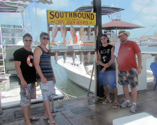 Mutton Snapper caught in Key West fishing on charter boat Southbound from Charter Boat Row