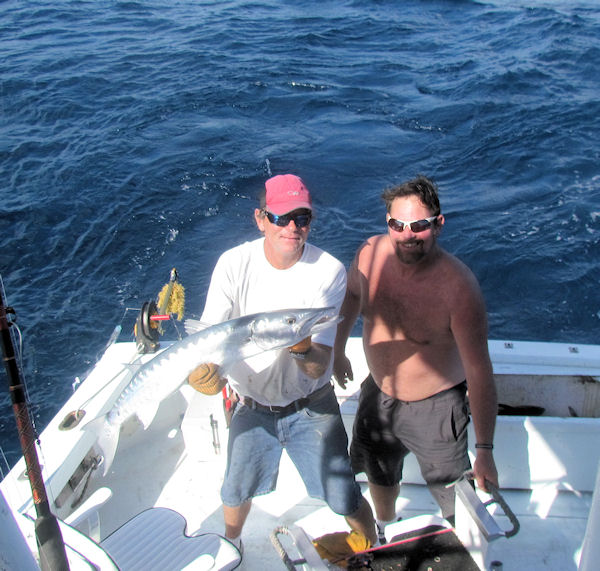 Barracuda caught fishing in Key West on Charter Boat Southbound from Charter Boat Row Key West
