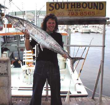 Best Kingfish caught aboard Southbound in Key West Florida in 2000