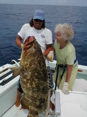 Best jewfish caught aboard Southbound in Key West Florida in 2000