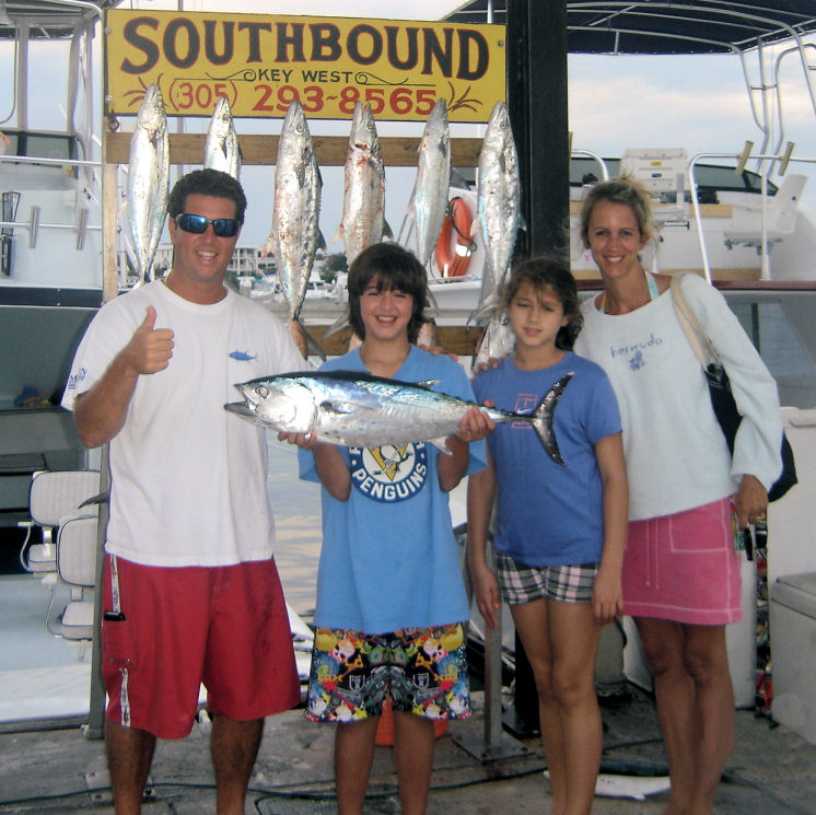 part of a half days catch in Key West fishing on charter boat Southbound from Charter Boat Row Key Wes
