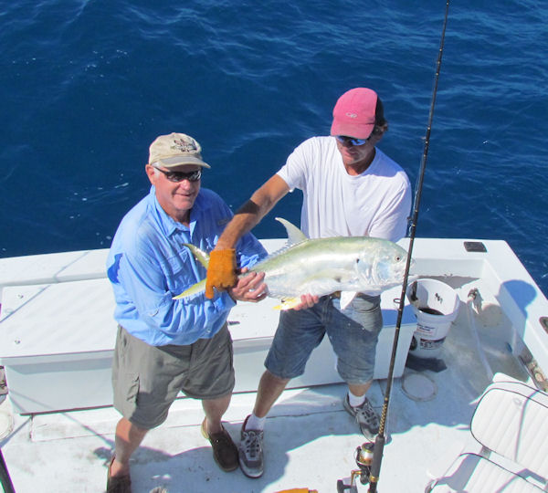 Big Cravalle Jack caugth in Key West fishing on charter boat Southbound from Charter Boat Row Key Wes