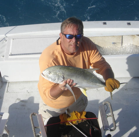 Cravalle Jack caught in Key West fishing on charter boat Southbound from Charter Boat Row Key West