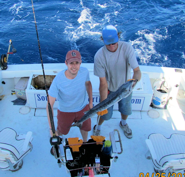 Barracuda  caught fishing Key West on charter boat Southbound from Charter Boat Row Key West