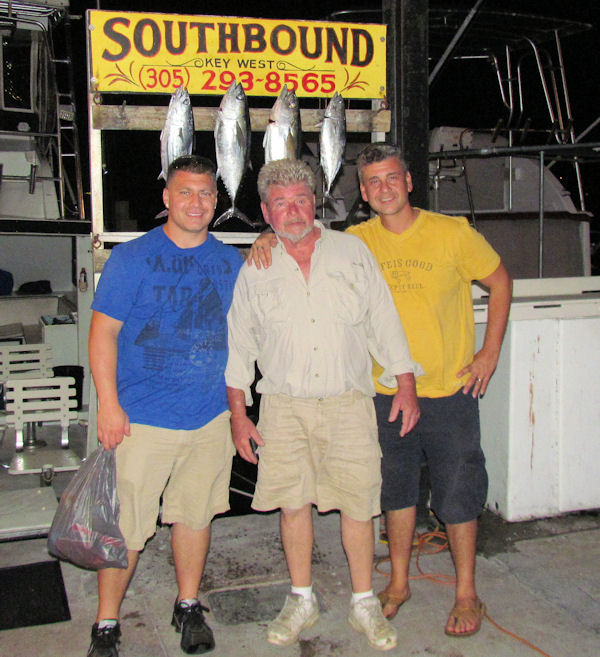 Tuna caught in Key West fishing on Charter boat Southbound
