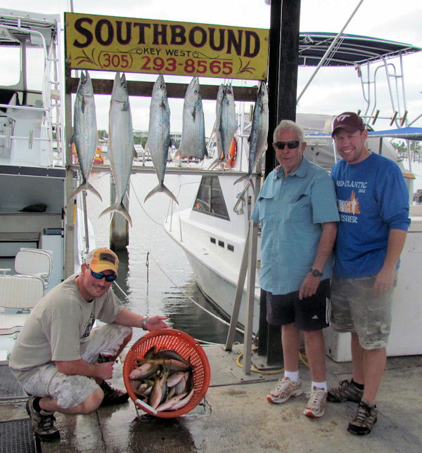 Mackerels caught fishing Key West on Southbound