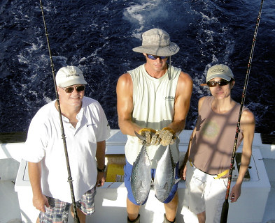 Bonitos caught fishing on charter boat Southbound in Key West, Florid