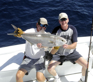 Amberjack caught on Key West deep sea fishing charter boat Southbouhd from Charter Boat Row Key West