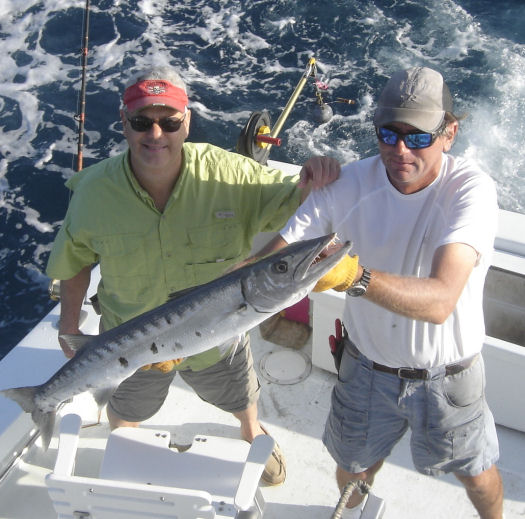 Barracuda  caught in Key West fisihing on charter boat Southbound from Charter Boat Row, Key West